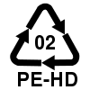 High Density Polyethylene Symbol